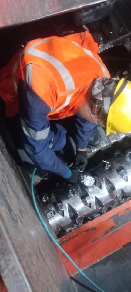 Fabricacion de cuchillas de molino - Planta Solpack